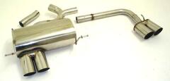 Escape trasero deportivo doble para BMW Serie 1 E87 116i 122CV / 90kW Friedrich Motorsport