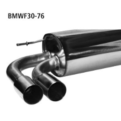 Escape deportivo final doble 2x 76 mm BMW Serie 4 F33 Diesel 4 cilindros excepto Facelift Bastuck