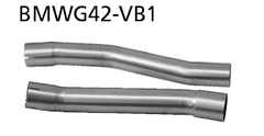 Tramo de tubos de conexion para supresor de filtro de particulas deportivo BMW Serie G42 M240i xDrive 2021- con valvulas de regulación Bastuck